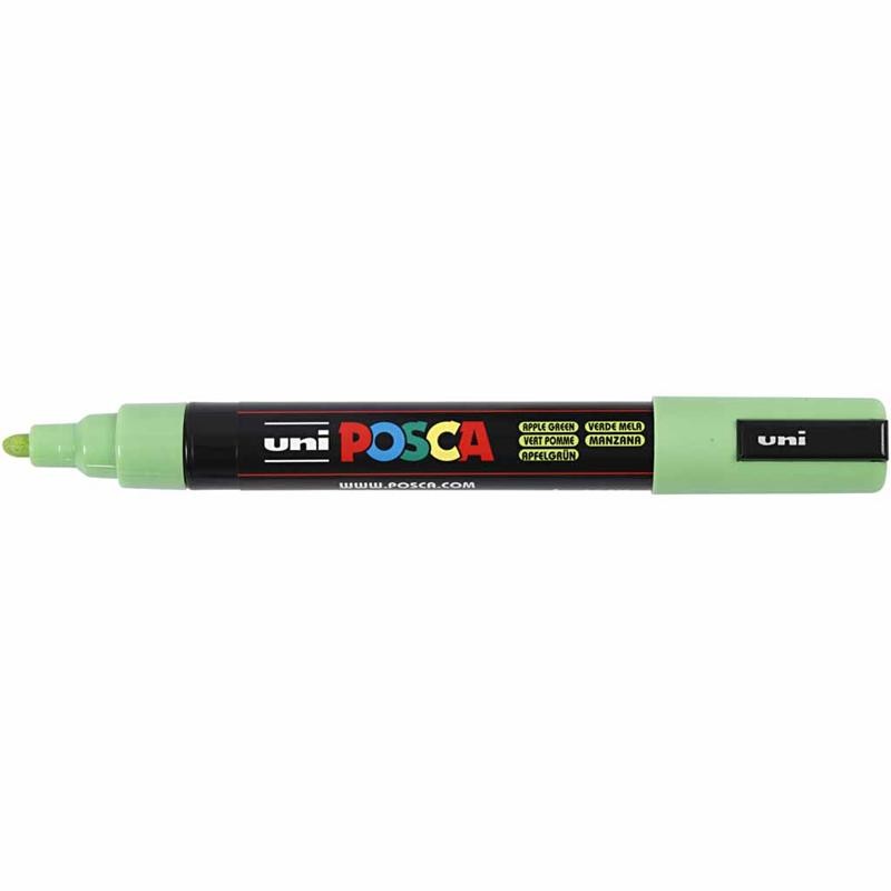 Posca Marker , nr. PC-5M, spets 2,5 mm, Medium, apple green, 1 st. [HOB-276043]