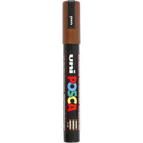 Posca Marker , nr. PC-5M, spets 2,5 mm, Medium, brun, 1 st. [HOB-276045]