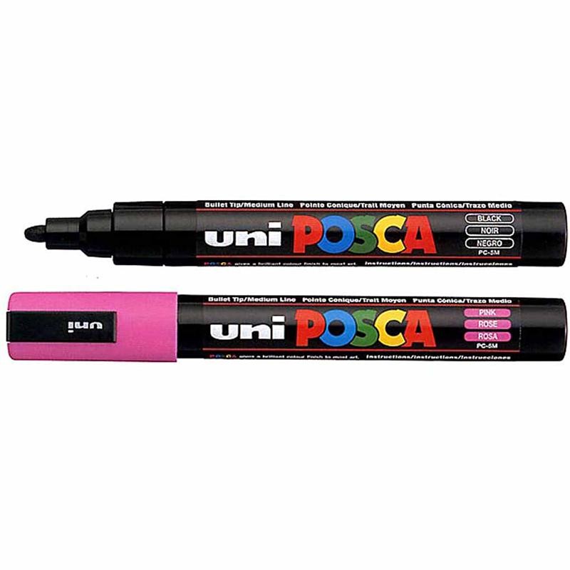 Posca Marker , nr. PC-5M, spets 2,5 mm, Medium, svart, 1 st. [HOB-276046]
