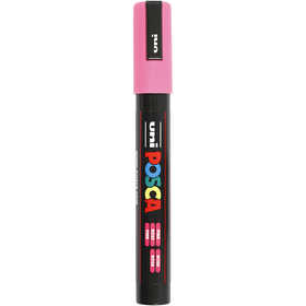 Posca Marker , nr. PC-5M, spets 2,5 mm, Medium, rosa, 1 st. [HOB-276056]