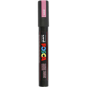 Posca Marker , nr. PC-5M, spets 2,5 mm, Medium, metallic pink, 1 st. [HOB-276850]