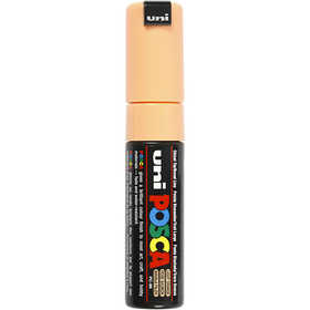 Posca Marker , nr. PC-8K, spets 8 mm, Broad, pale orange, 1 st. [HOB-278030]