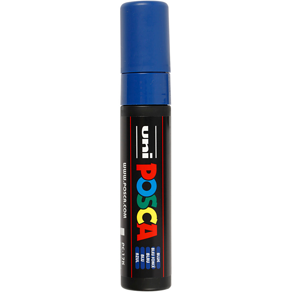 Posca Marker, no. PC-17K, line 15 mm, extra broad, blue