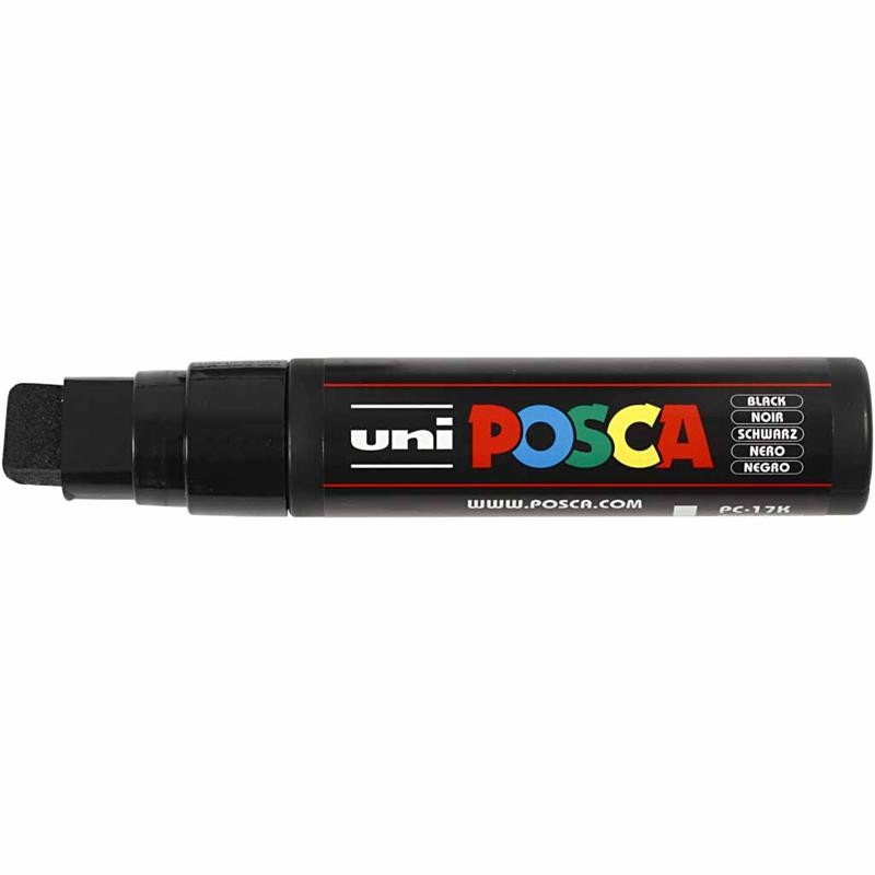 Posca Marker , nr. PC-17K, spets 15 mm, Extra broad, svart, 1 st. [HOB-279046]