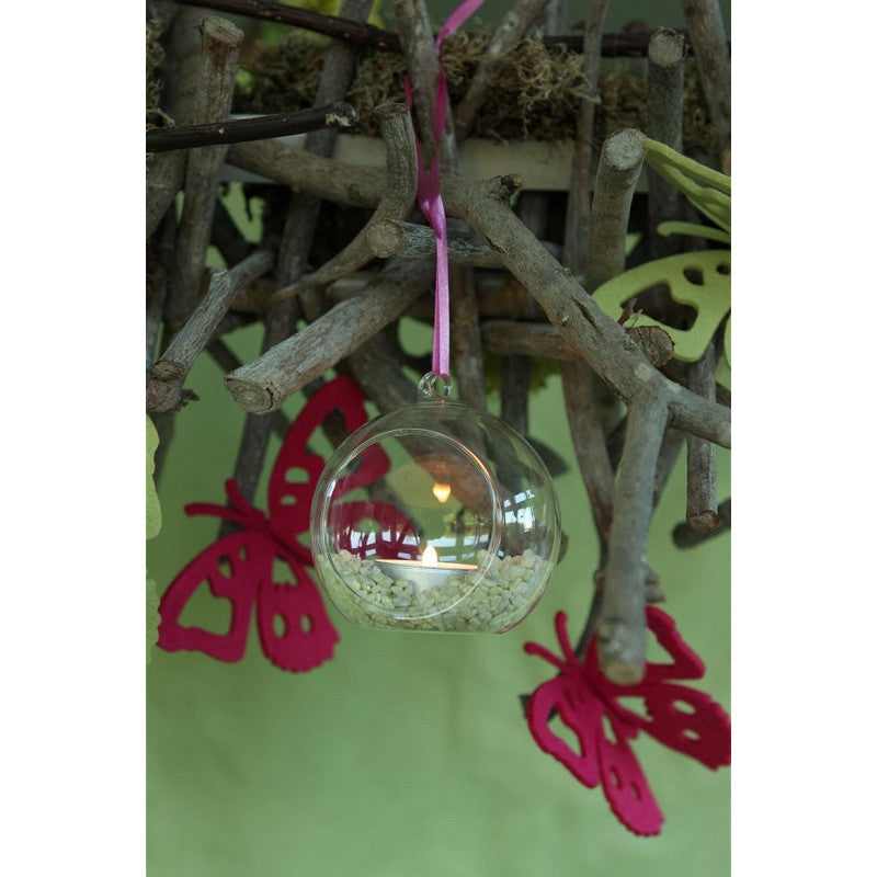 Glaskula för värmeljus Ø 10 cm x 11,8 cm - 6 st
