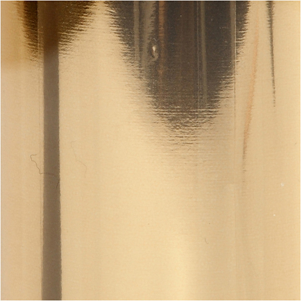 Dekorationsfolie, B: 15,5 cm, tjocklek 0,02 mm, guld, 50 cm/ 1 rl. [HOB-283561]