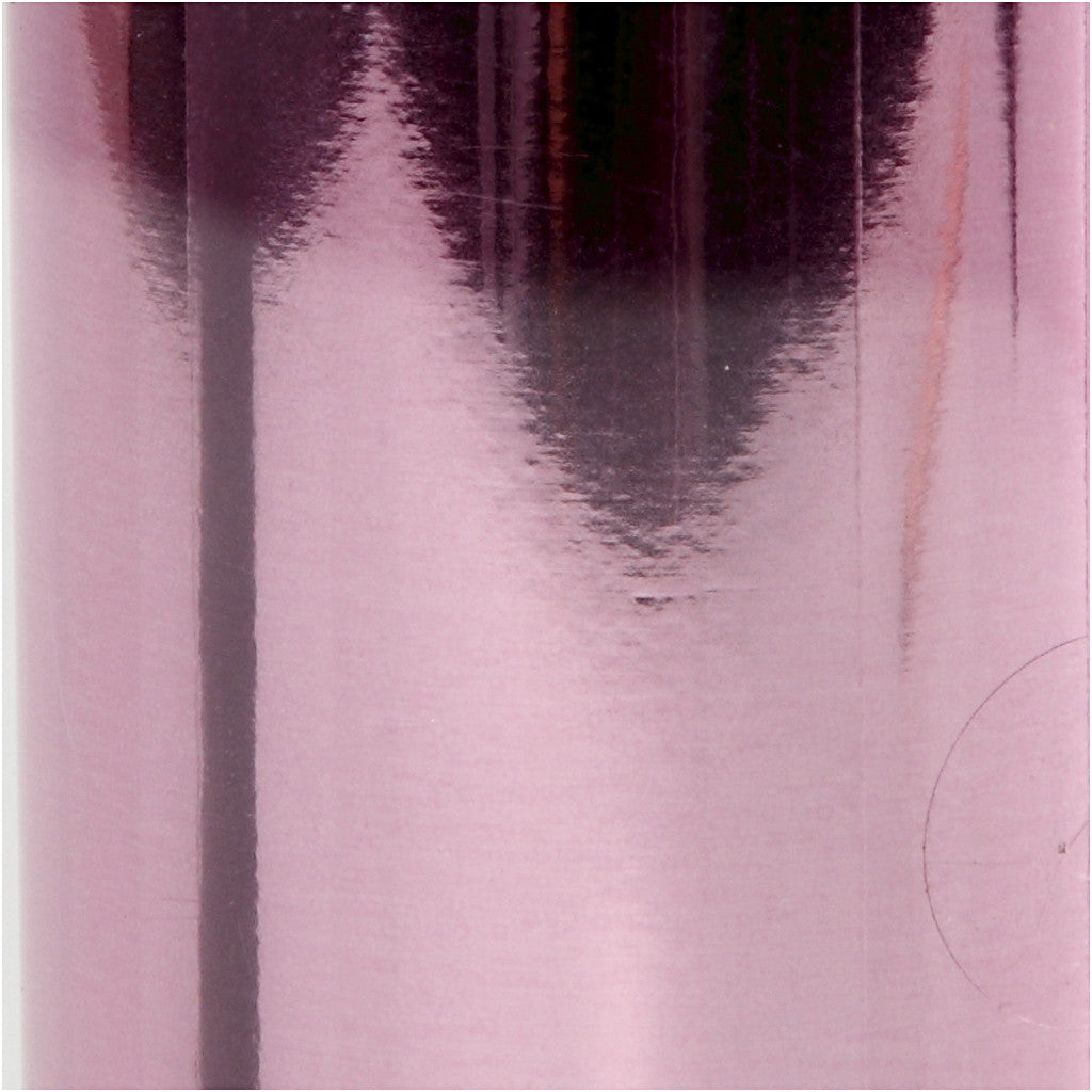 Dekorationsfolie, B: 15,5 cm, tjocklek 0,02 mm, rosa, 50 cm/ 1 rl. [HOB-283564]