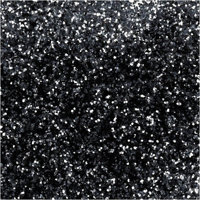 Bio-glimmer, Dia. 0,4 mm, svart, 10 g/ 1 burk [HOB-284362]