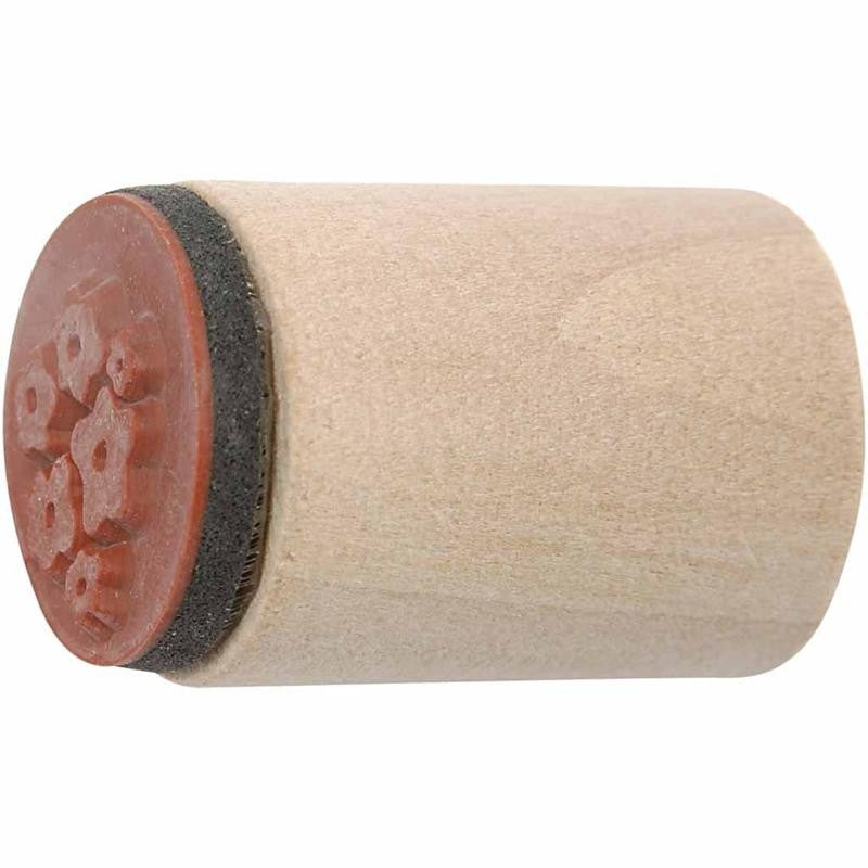 Deco Art Stämpelset, blommor och blad, H: 26 mm, Dia. 20 mm, 15 st./ 1 förp. [HOB-28578]