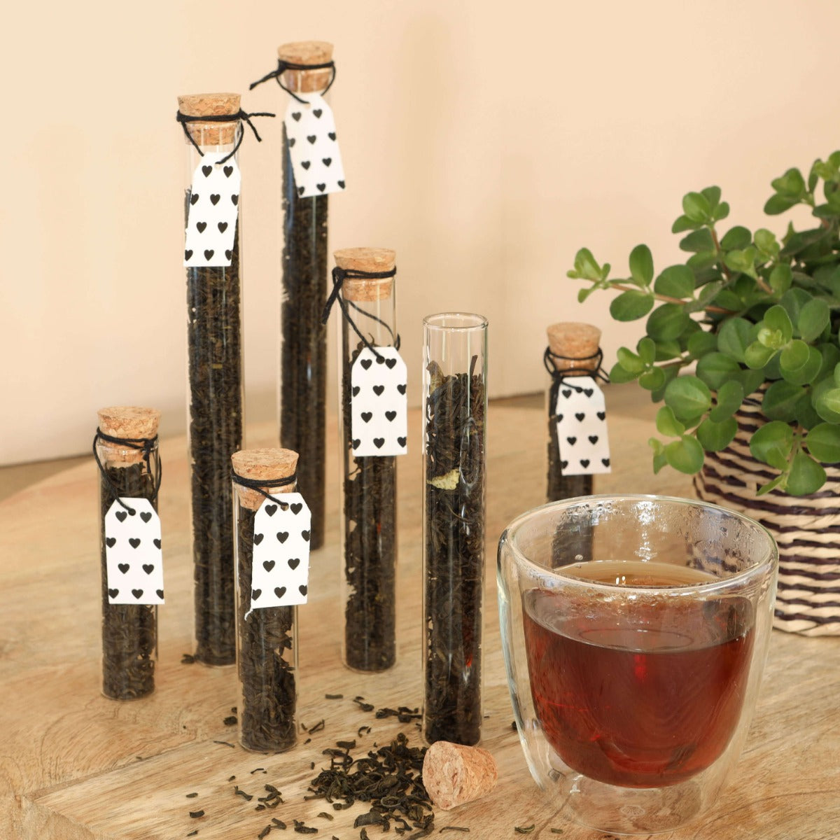 Glasrör Ø2cm och 19cm högt (12 st.) [IFS-29108]