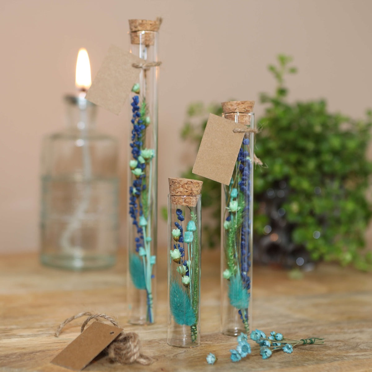 Glasrör Ø2cm och 19cm högt (12 st.) [IFS-29108]