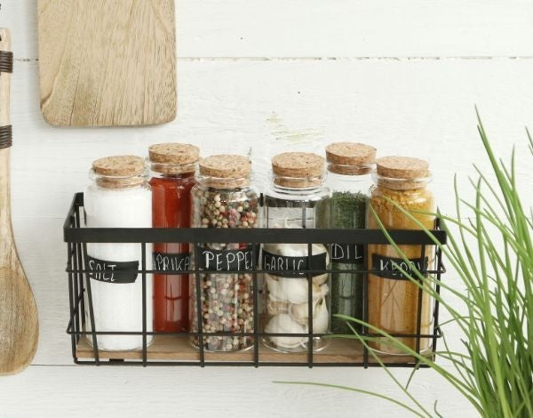 Glasförvaringscylinder med kork Ø 4,5 cm och 12,5 cm hög (12 st) [IFS-29146]