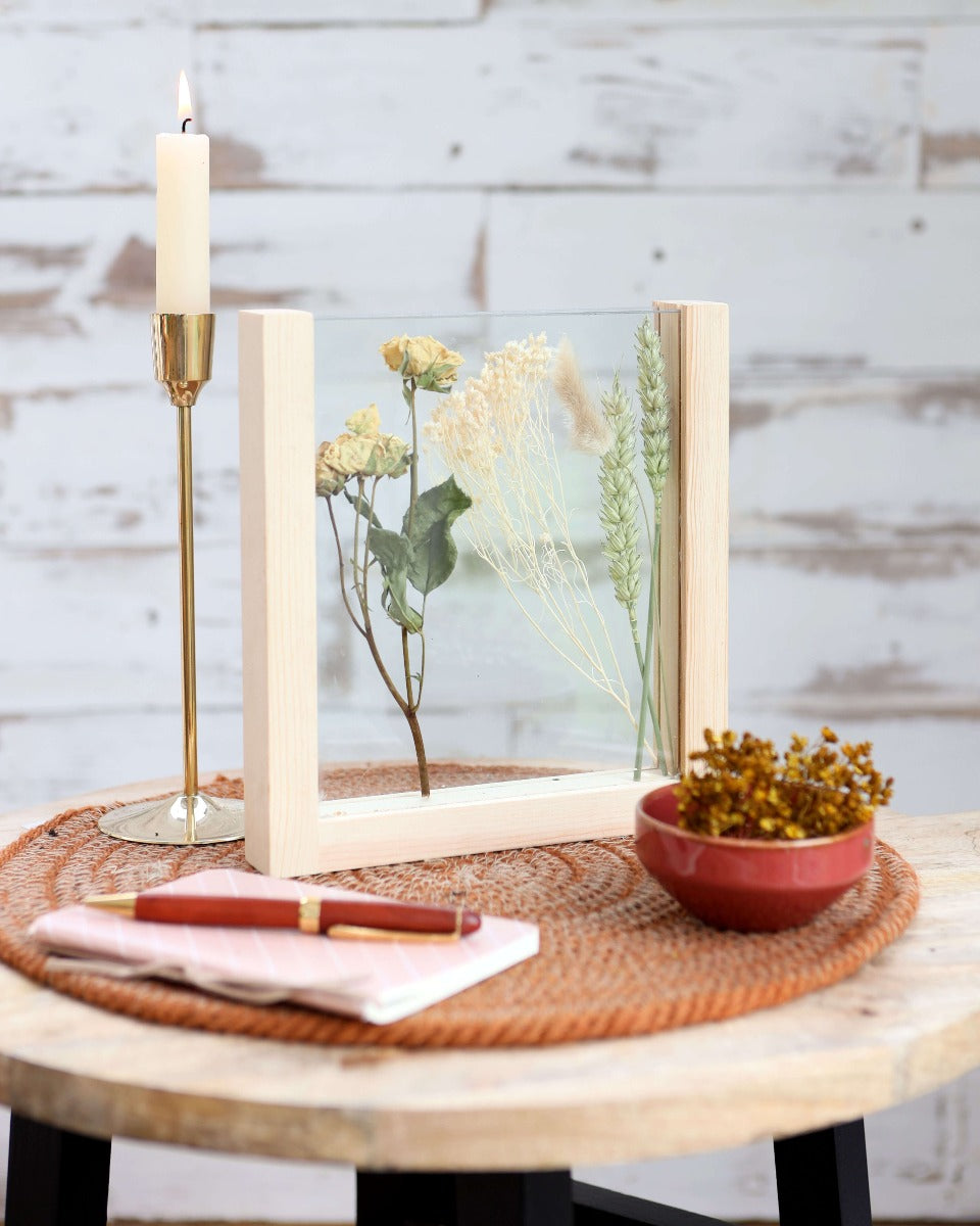 Träställning för torkade blommor etc. 21cm hög (1 st.) [IFS-29662]