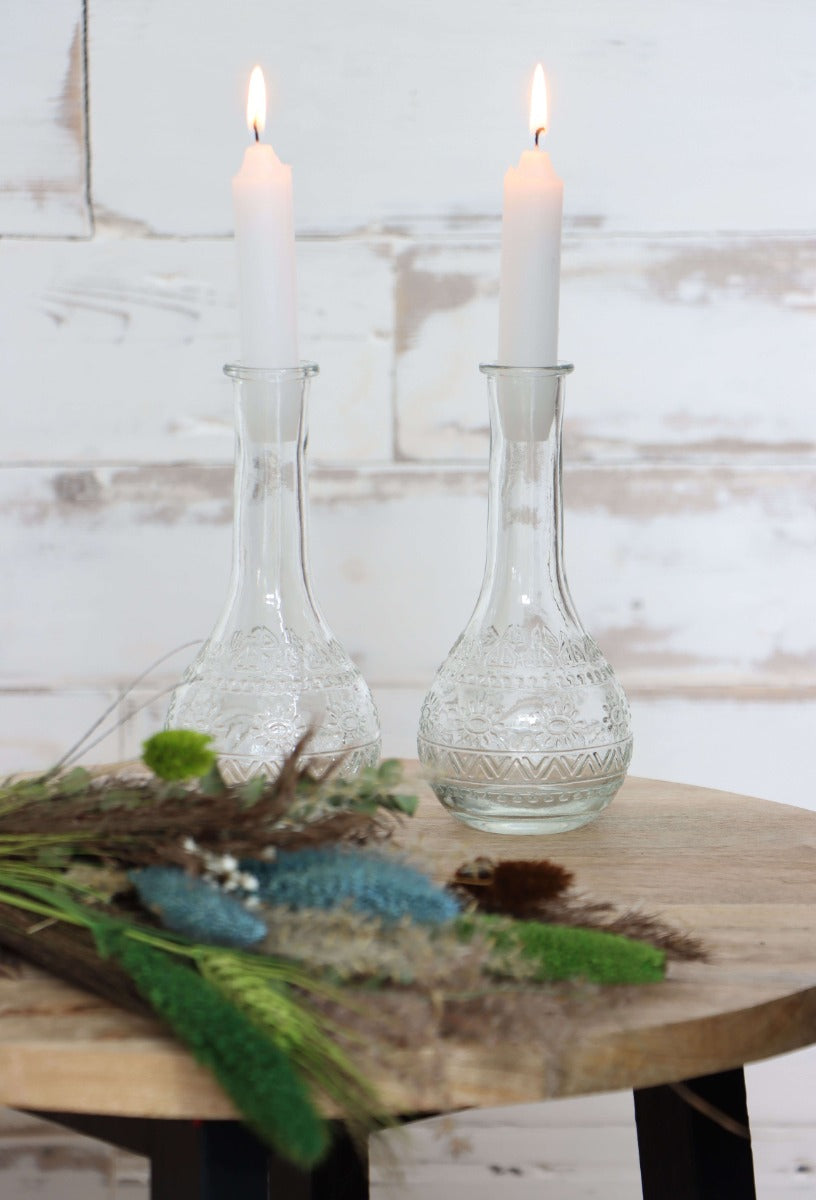 Blomstervas Paris Ø7,5 cm och 16 cm hög Klar (12 st.) [IFS-29720]