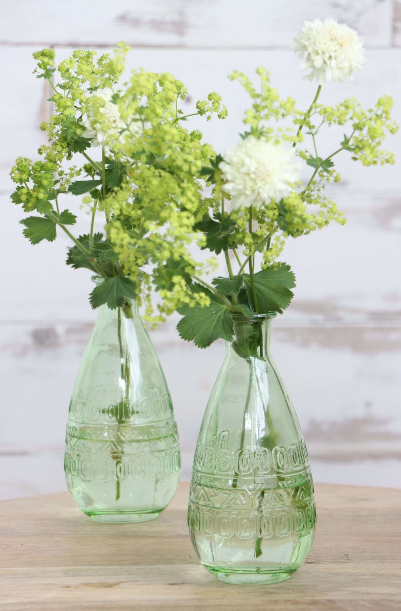 Blomstervas Rom Ø7,5 cm och 16 cm hög Grön (12 st.) [IFS-29735]