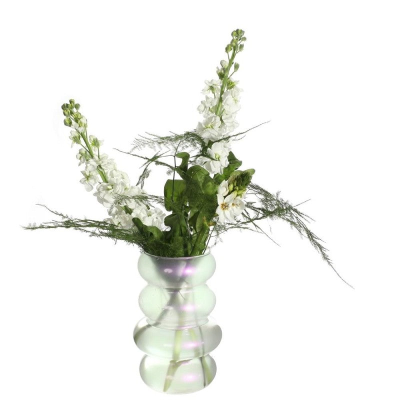 Blomma Vas Ø10 cm H: 18 cm Transparent (6 st) [IFS-29920]