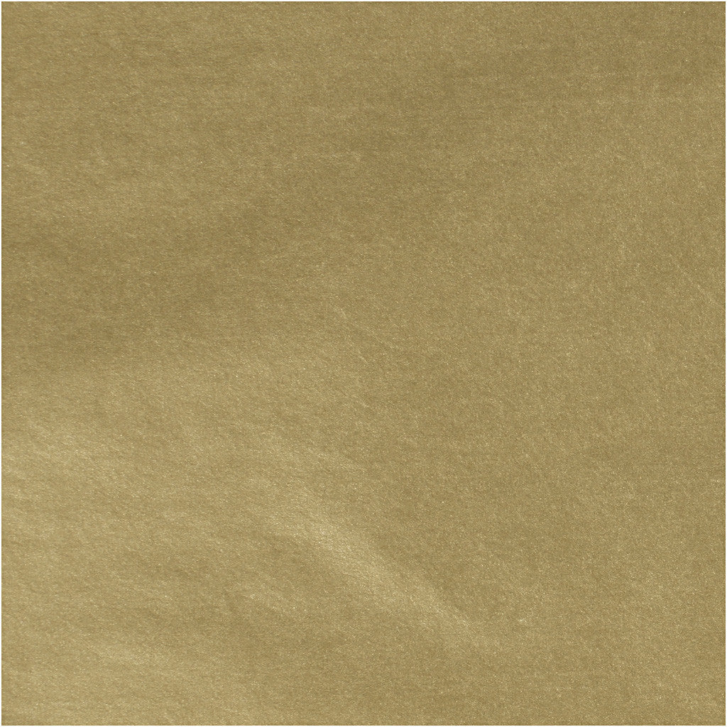 Silkespapper, ark 50x70 cm, 17 g, guld, 6 ark/ 1 förp. [HOB-200891]