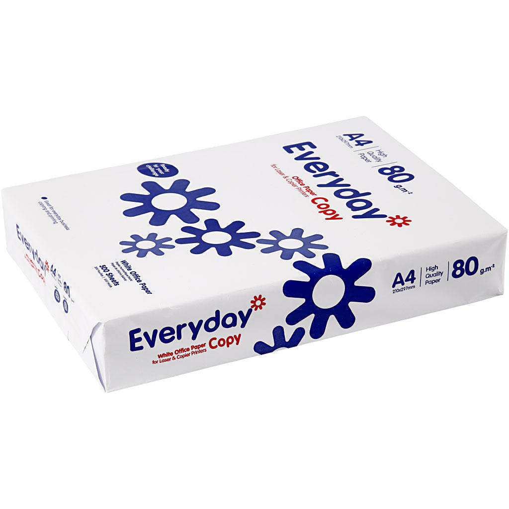 Ritpapper, A4, 210x297 mm, 80 g, vit, 500ark/ 1 förp. [HOB-204200]