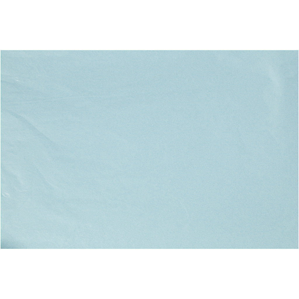 Silkespapper, ark 50x70 cm, 17 g, ljusblå, 25 ark/ 1 förp. [HOB-20814]