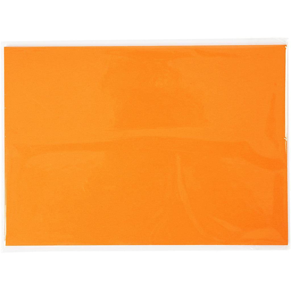 Färgad Kartong, A4, ark 210x297 mm, 180 g, orange, 20 ark/ 1 förp. [HOB-21113]