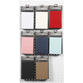 Kort, kortstl. 10,5x15 cm, 220 g, mixade färger, 8x10 förp./ 1 förp. [HOB-216023]