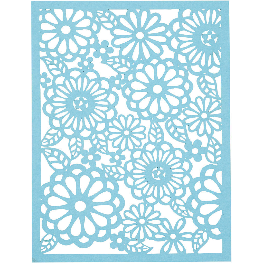 Spetskartong i block, A6, ark 104x146 mm, 200 g, blå, ljusblå, mörkblå, lila, 24 st./ 1 förp. [HOB-21607]