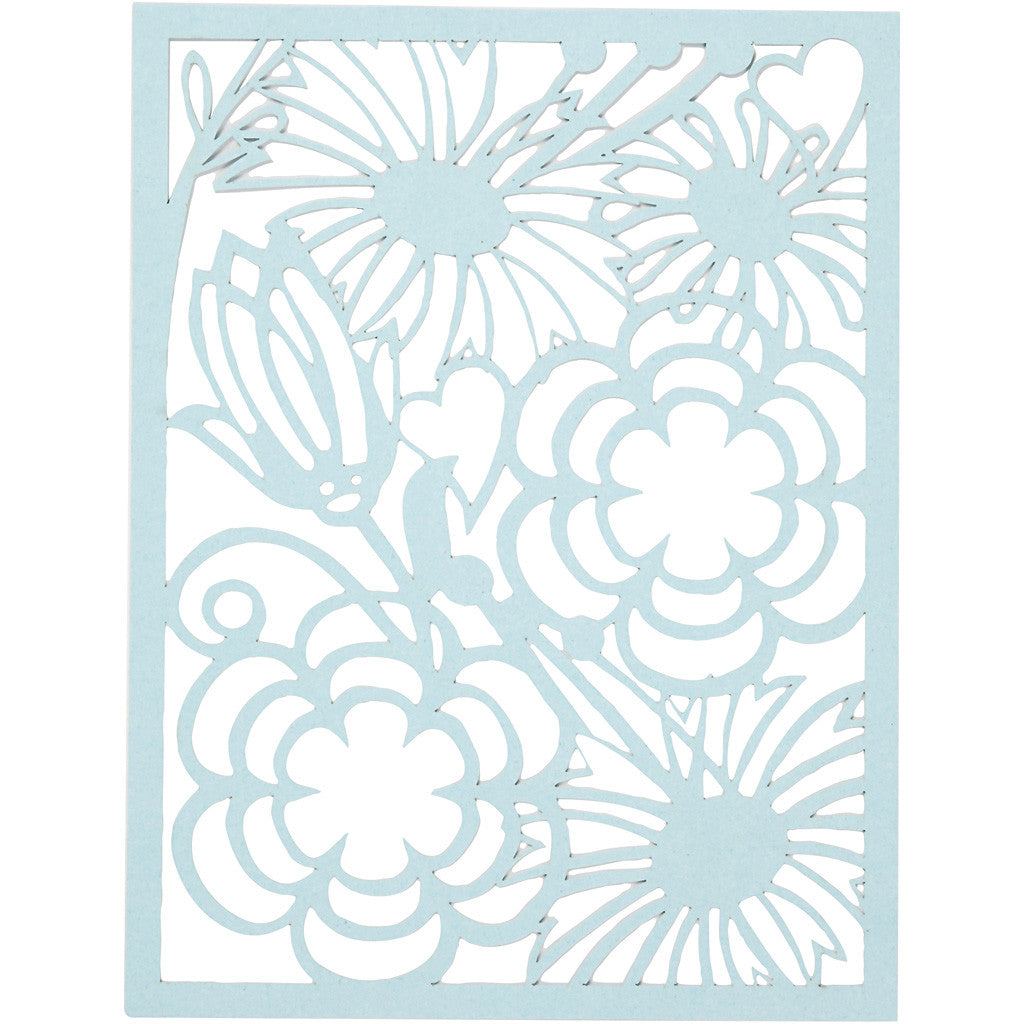 Spetskartong i block, A6, ark 104x146 mm, 200 g, blå, ljusblå, mörkblå, lila, 24 st./ 1 förp. [HOB-21607]