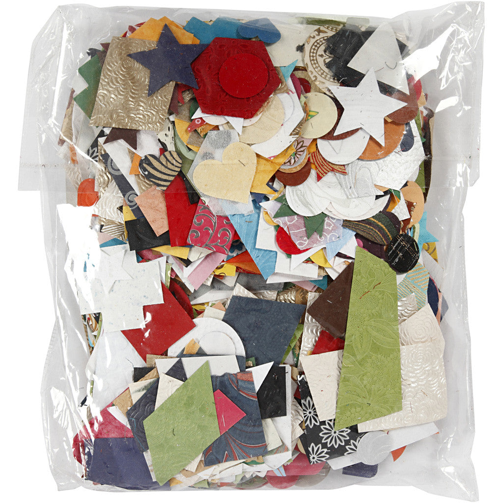 Handgjort Papper, stl. 25-130 mm, 110 g, 500 g/ 1 förp. [HOB-21638]