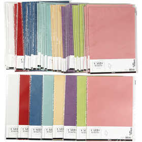 Vellumpapper, A4, ark 210x297 mm, 100 g, mixade färger, 8x10 förp./ 1 förp. [HOB-224823]