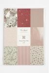 Designpapper i block, stl. 21x30 cm, 120+128 g, beige, brun, rosa, vit, 24 ark/ 1 förp. [HOB-22535]