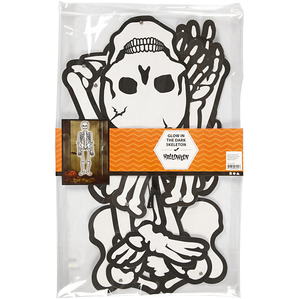 Skelett, H: 120 cm, 300 g, vit, 1 st. [HOB-23592]