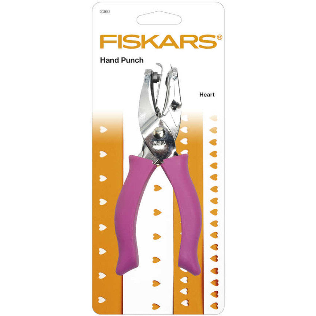 Fiskars Handstans, Heart, Hålstl. 5 mm, 1 st. [HOB-2360]