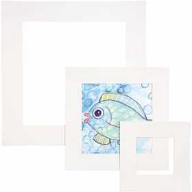 Passepartoutramar, tjocklek 0,4 mm, 270 g, vit, 75 st./ 1 förp. [HOB-23611]