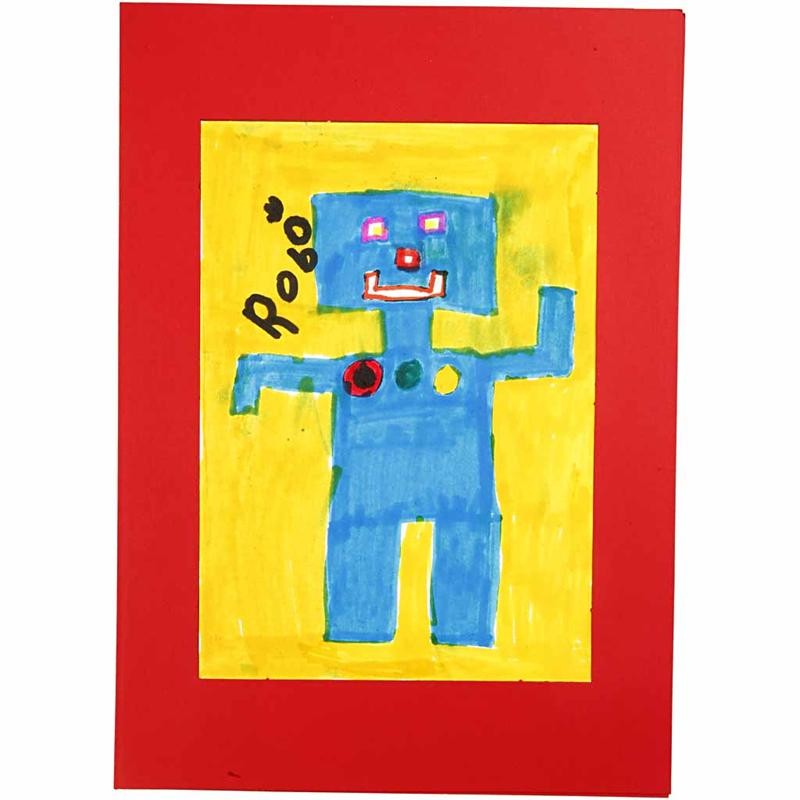 Passepartoutramar, stl. A4+A6, 230 g, vit, 2x60 st./ 1 förp. [HOB-23630]