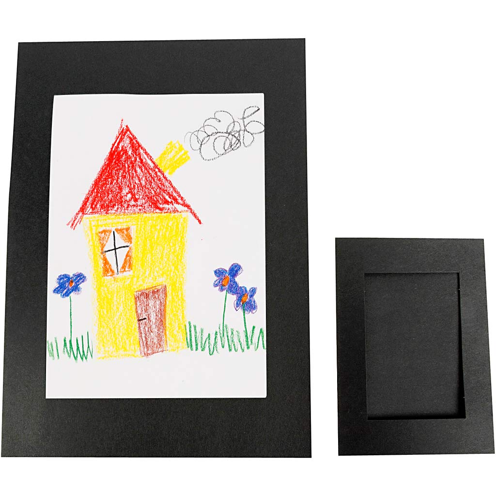 Passepartoutramar, stl. A4+A6, 230 g, vit, 2x60 st./ 1 förp. [HOB-23630]