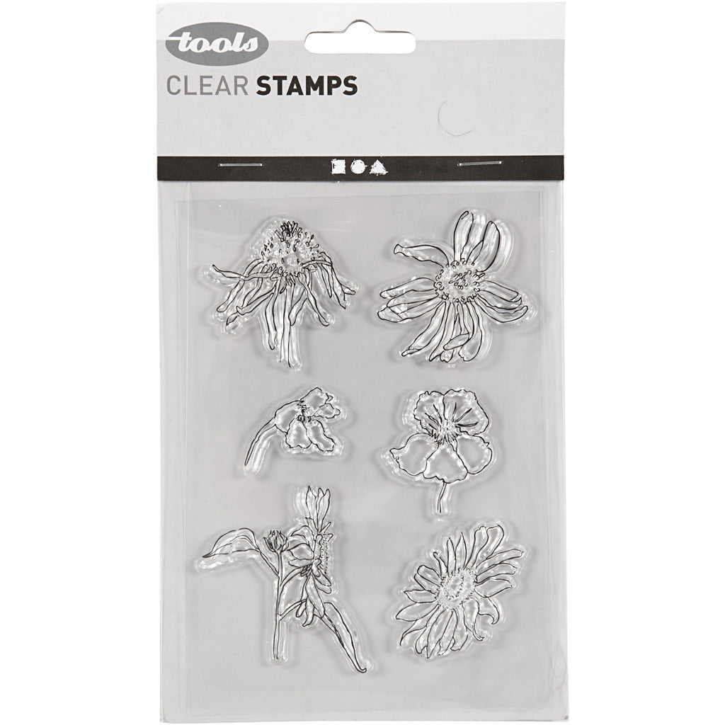 Clear Stamps, sommar, ark 11x15,5 cm, 1 ark [HOB-240010]