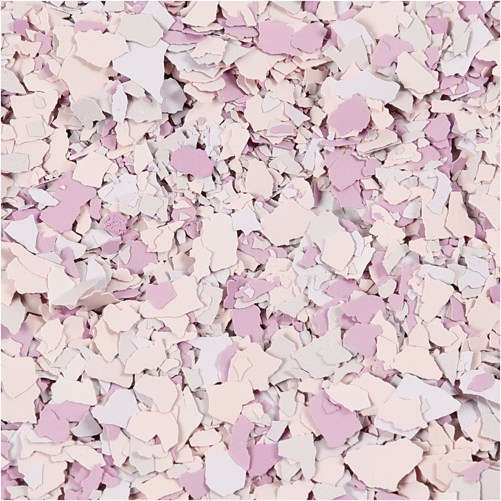 Terrazzo Flakes, lila, 90 g/ 1 burk [HOB-24595]