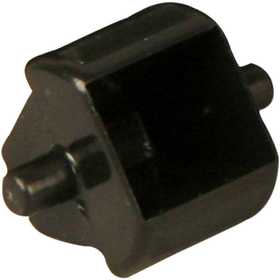 Hjul till tejphållare, svart, 5 st./ 1 förp. [HOB-24601]