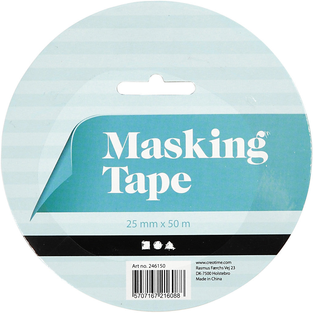 Maskeringstejp, B: 25 mm, 50 m/ 1 rl. [HOB-246150]