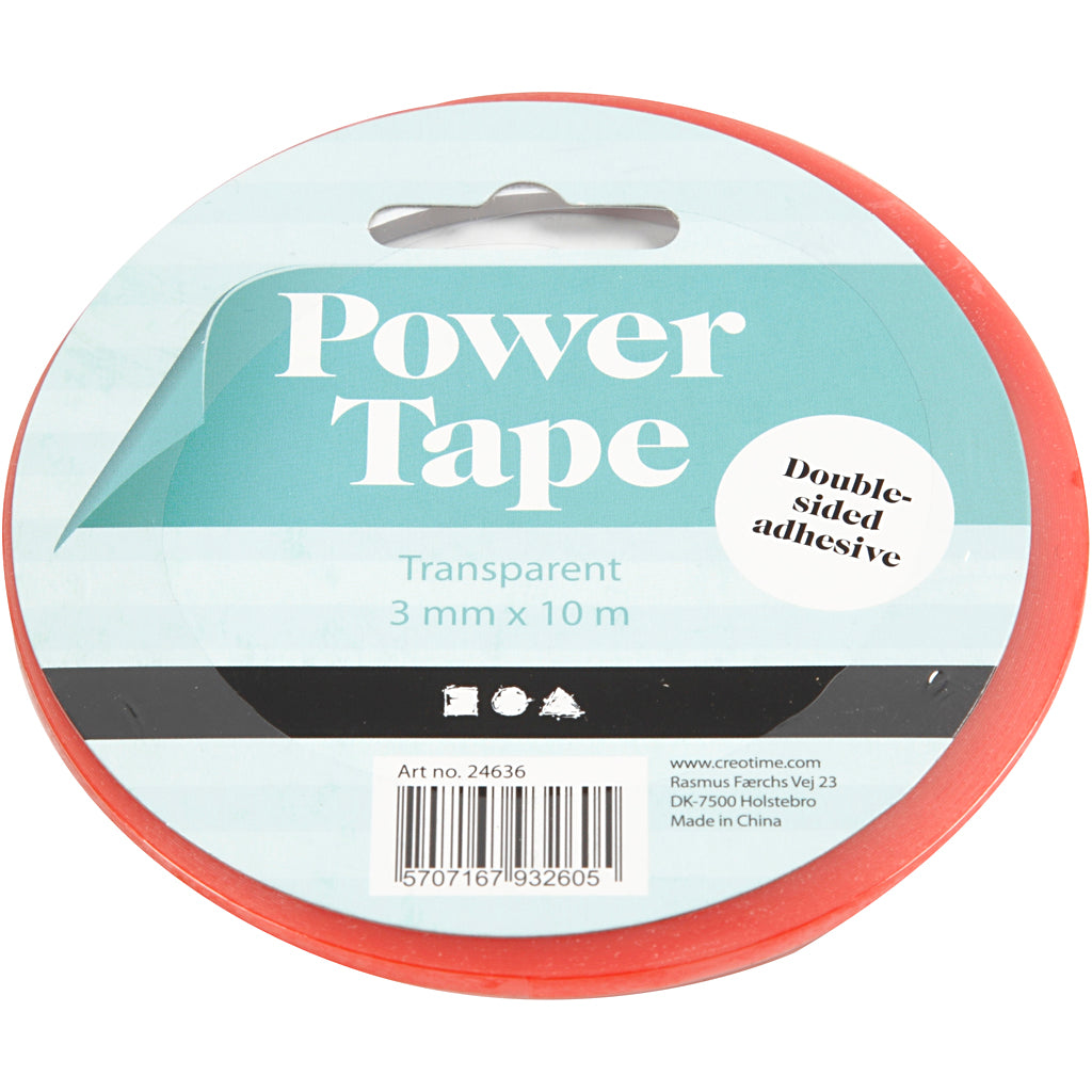 Powertape, B: 3 mm, 10 m/ 1 rl. [HOB-24636]