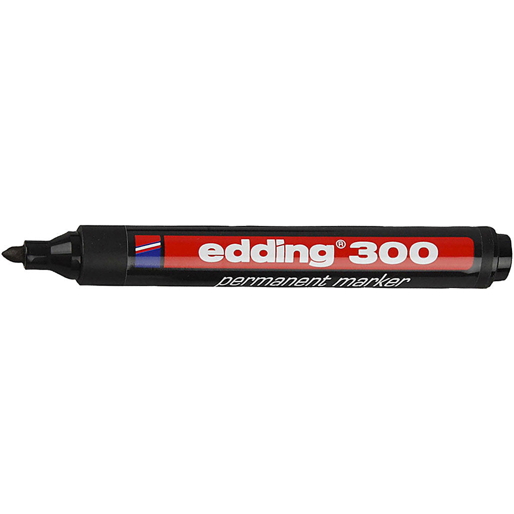 Edding 300 Tusch, spets 1,5-3 mm, svart, 1 st. [HOB-25020]