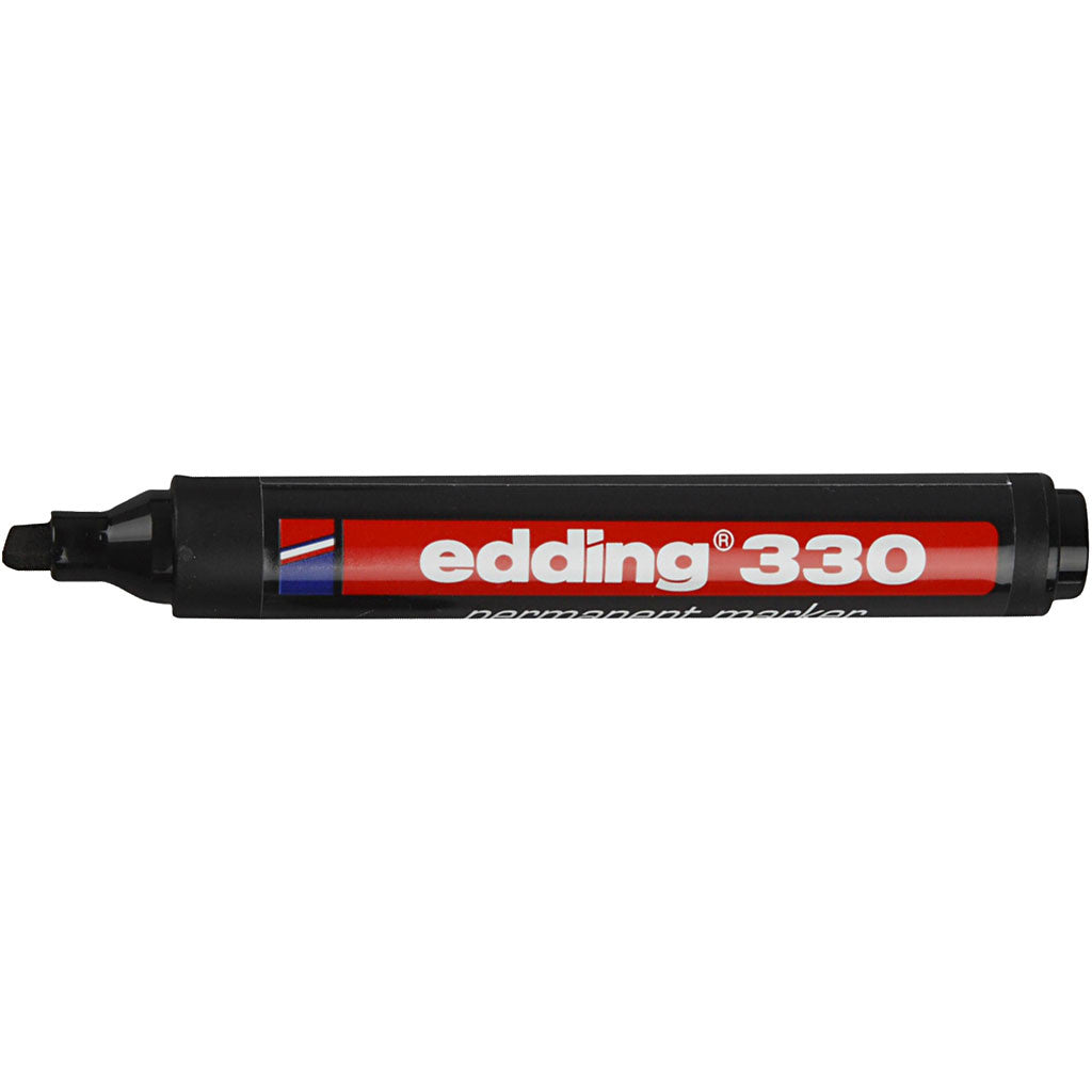 Edding 330 Tusch, spets 1-5 mm, svart, 1 st. [HOB-25025]