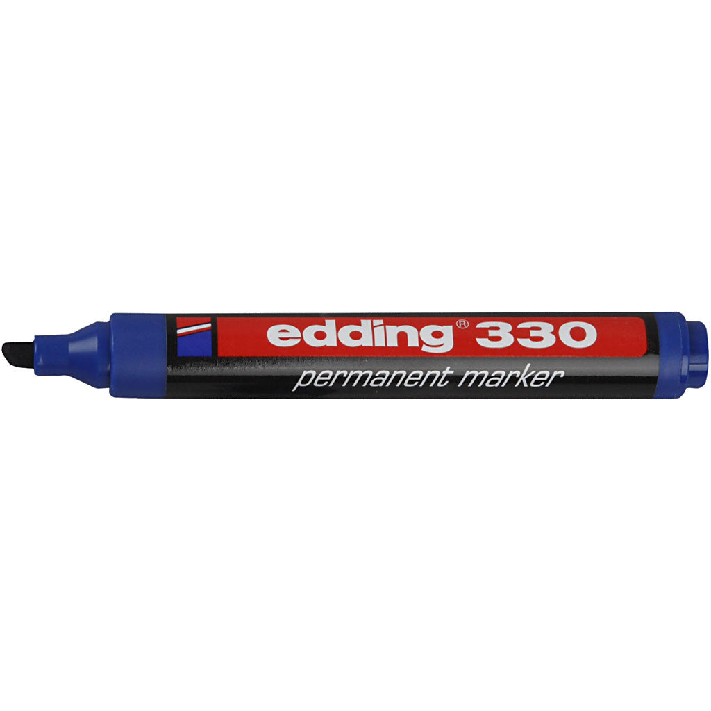 Edding 330 Tusch, spets 1-5 mm, blå, 1 st. [HOB-25027]