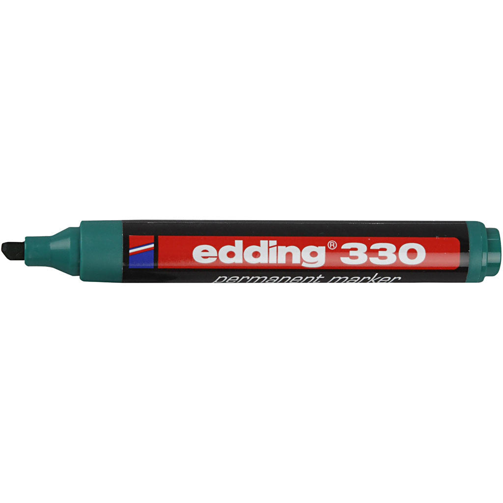 Edding 330 Tusch, spets 1-5 mm, grön, 1 st. [HOB-25028]