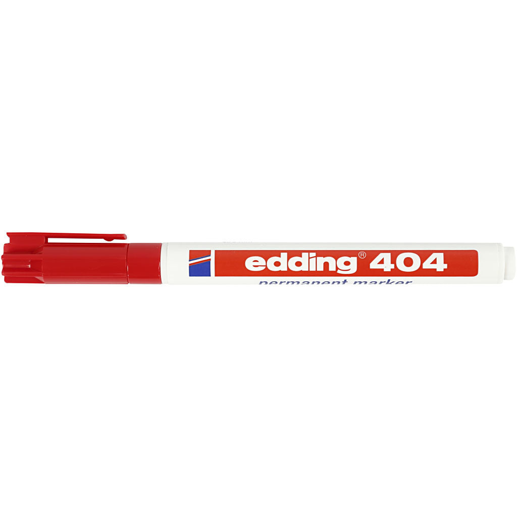 Edding 404 Tuschpennor, spets 0,75 mm, röd, 1 st. [HOB-25035]