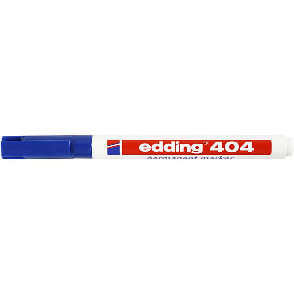 Edding 404 Tuschpennor, spets 0,75 mm, blå, 1 st. [HOB-25039]