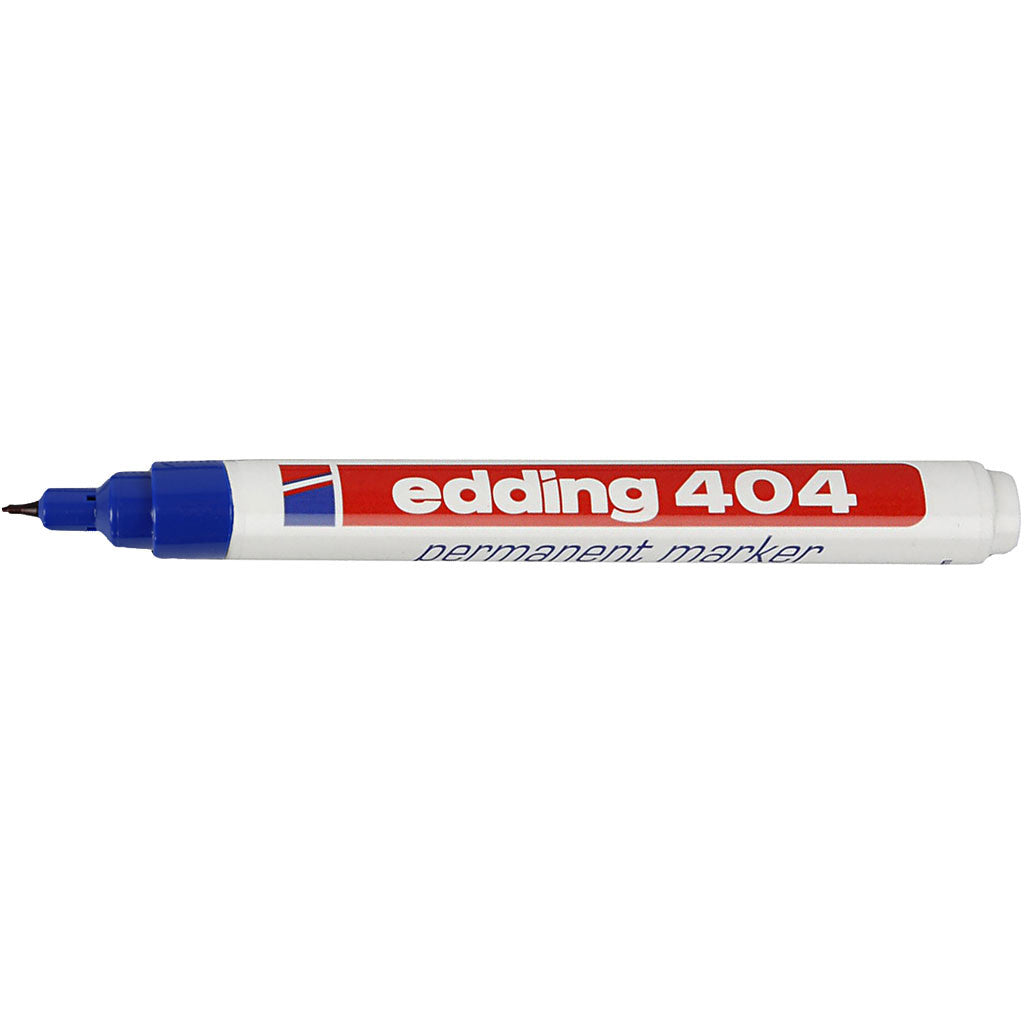 Edding 404 Tuschpennor, spets 0,75 mm, blå, 1 st. [HOB-25039]
