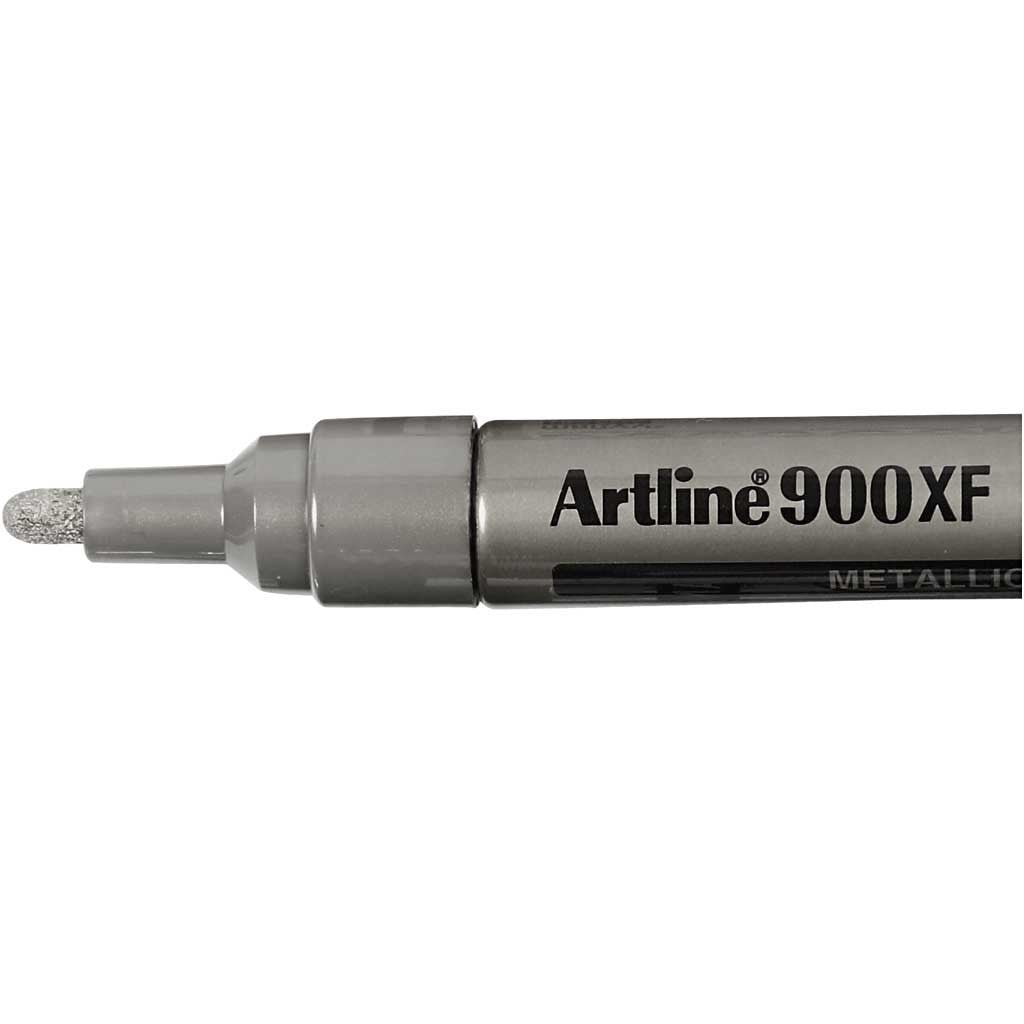 Dekorationstusch, spets 2,3 mm, silver, 1 st. [HOB-25040]