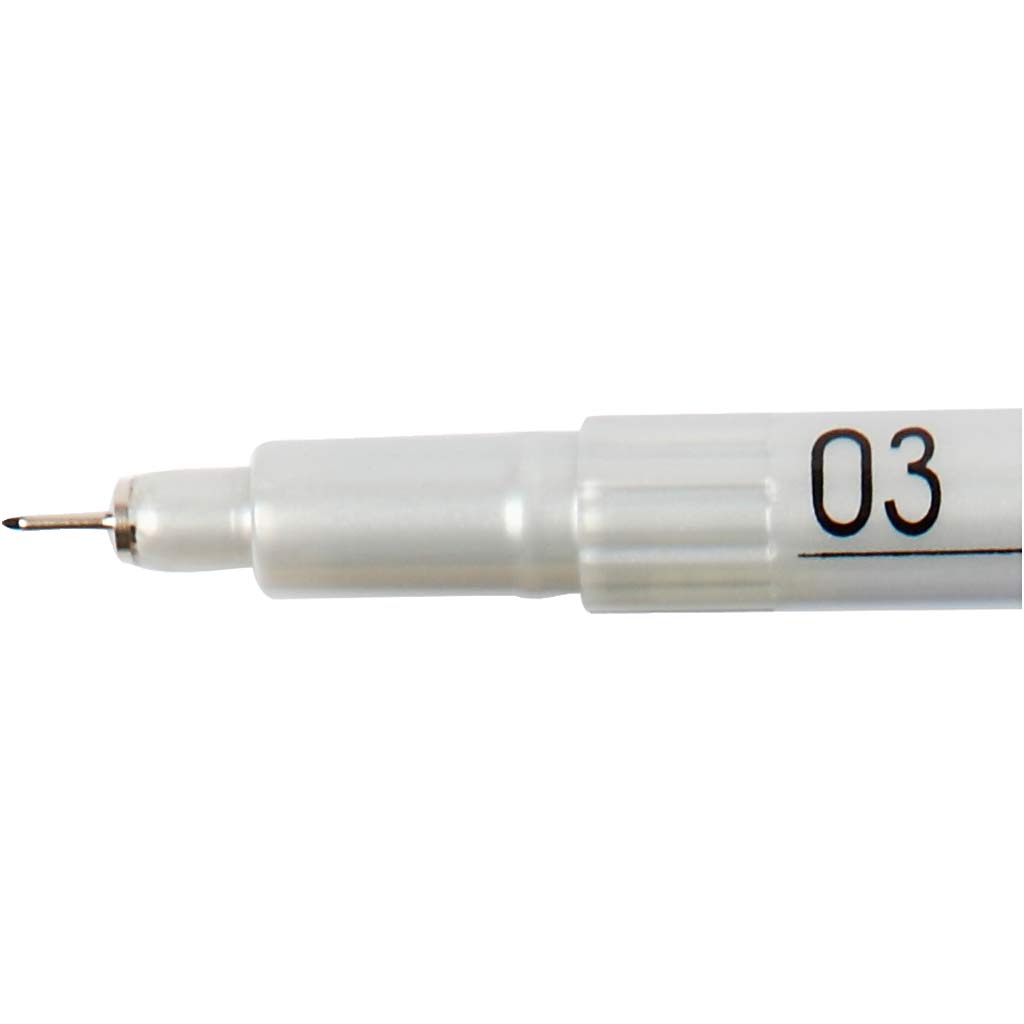 Medallion Tusch, spets 0,3 mm, svart, 1 st. [HOB-25052]