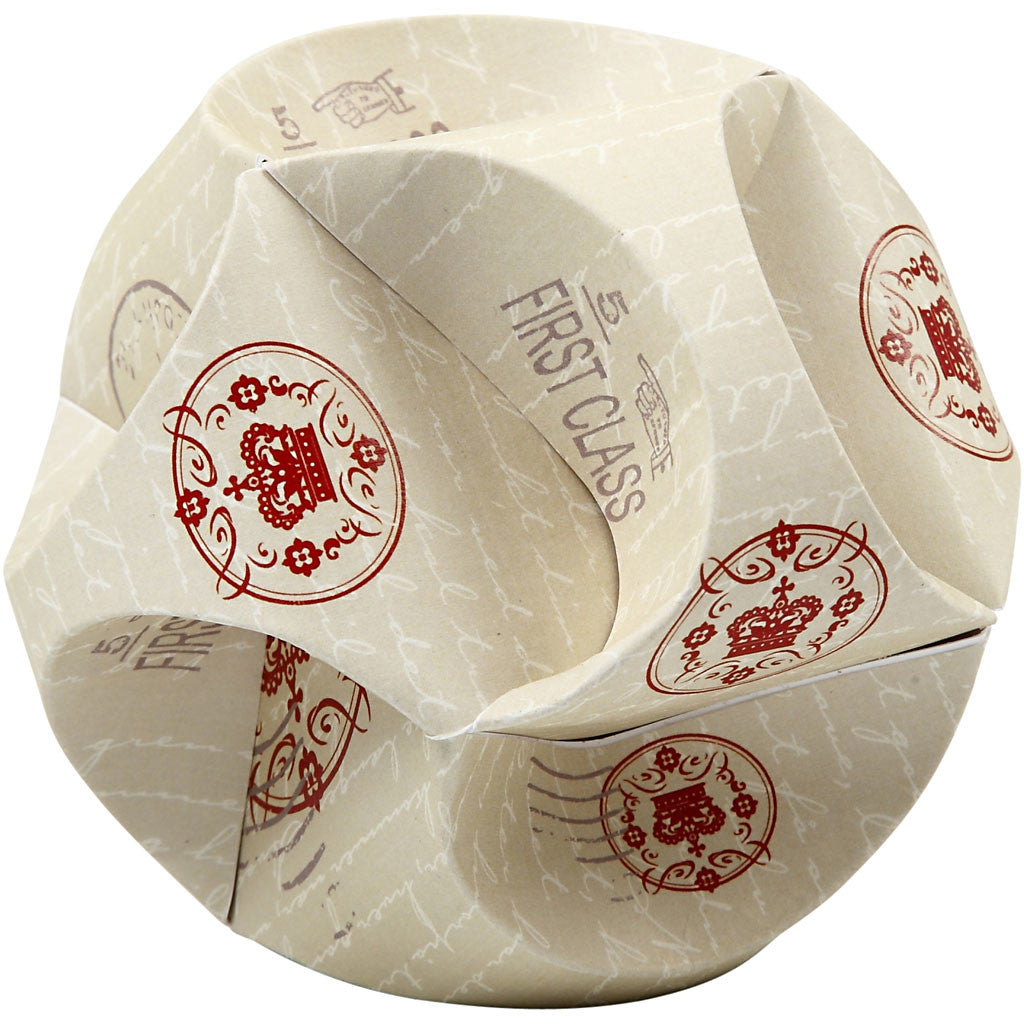 Klickornament, Dia. 9 cm, stl. 5,5x28,4 cm, 9 set/ 1 förp. [HOB-25121]